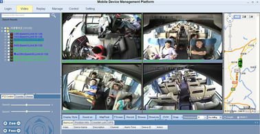 Х.264 удваивают ККТВ автомобиля ДВР камеры СД 4 для управления автобуса мимолетного