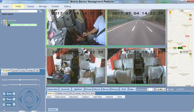 4 видеозаписывающее устройство МДВР канала 12В 24В ХД с системой мониторинга усталости водителя