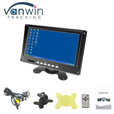 7-дюймовый TFT монитор LCD цветный монитор автомобиля с VGA, AV входом для MDVR