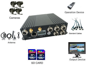 контроль системы 24/7 видеозаписывающего устройства МДВР такси автомобиля 4КХ СД 4Г цифровой с маршрутизатором ВИФИ