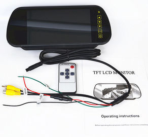 7 монитор зеркала монитора вида сзади ТФТ ЛКД автомобиля лобового стекла дюйма с 2 видео- входными сигналами