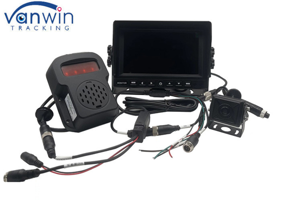 звуковая и световая сигнализация камеры АИ помощи обнаружения слепых зон 1080П ХД БСД с монитором 7 дюймов