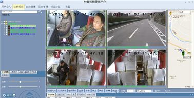 Камера слежения ДВР ККТВ автомобиля ДВР ХДД 3Г РС232 720П связала проволокой систему