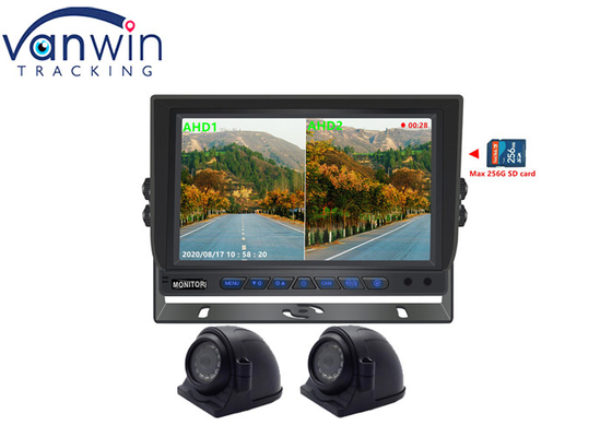 7' 9' 10' 2 разделить AHD автомобильный дисплей TFT автомобильный монитор для 2-канальной видеозаписи