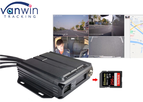 1080P AHD 4ch 3g 4g GPS SD Card Мобильный DVR для такси Cab Mini Bus Fleets