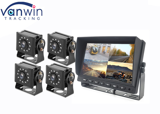 7-дюймовый 9-дюймовый 10-дюймовый AHD TFT автомобильный монитор Встроенный в DVR для 4 систем камер