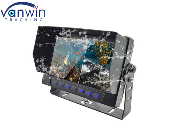 AHD 2 разделило водоустойчивый монитор автомобиля 1080P с дюймом IP69K7