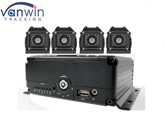 4ch 4G GPS WIFI H.265 HDD мобильный авторегистратор DVR для управления парком транспортных средств