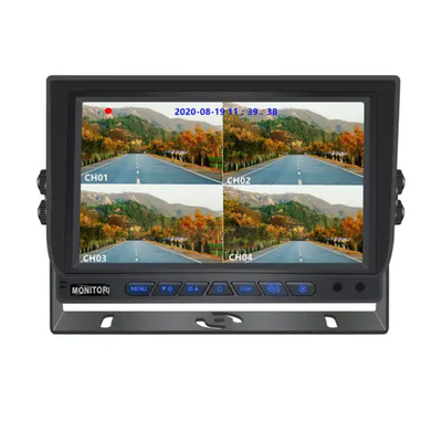 7 дюймовый 1024*600 AHD Монитор Quad Display Автомобиль Грузовик Система видеонаблюдения С функцией записи