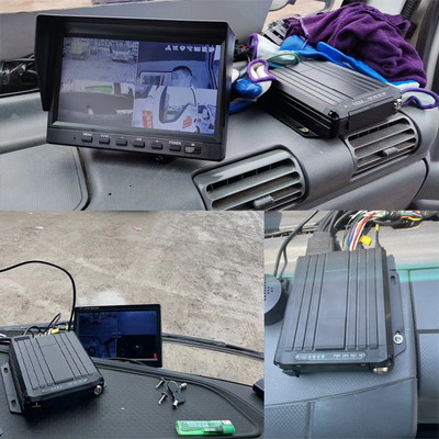 Портативный мини 4CH SD-карта Автомобильный камерный рекордер с GPS-отслеживанием грузовиков