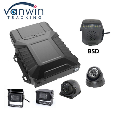 4CH 1080P мобильный DVR SD-карта жесткий диск ADAS DSM BSD распознавание лиц усталость обнаружение MDVR для грузовиков