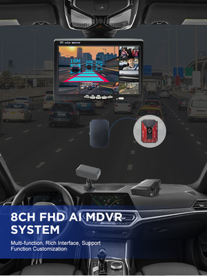 Система видеозаписи ADAS 8CH с WiFi 4G GPS AI MDVR