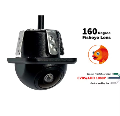 Задняя камера CVBS AHD 720P 1080P Рыбий глаз Авто скрытая шпионская камера