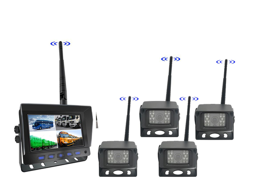 AHD Digital Wireless Car Reversing Backup Camera Kit Погрузчик для погрузчиков фургон Беспроводная система мониторинга автомобиля TFT