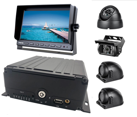Мобильный DVR System 4 Channel 1080P H.265 HDD AHD Автомобильный видеорегистратор для грузовиков
