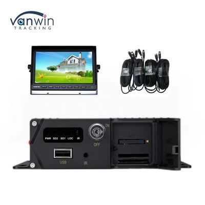 DC 12V 36V H.265 4CH HD 1080P Car Mobile DVR Dash Cam Recorder с беспроводной передачей