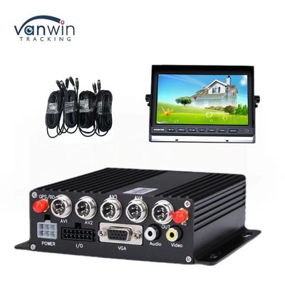 DC 12V 36V H.265 4CH HD 1080P Car Mobile DVR Dash Cam Recorder с беспроводной передачей