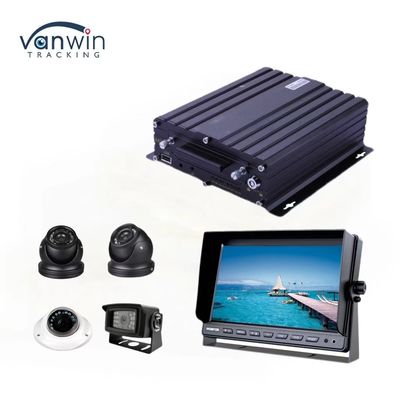H.265 4CH HD Vehicle Mobile DVR 1080P AI Car Recorder с вводом сигнализации