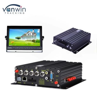 H.265 4CH HD Vehicle Mobile DVR 1080P AI Car Recorder с вводом сигнализации
