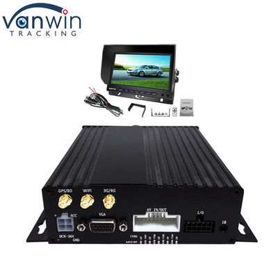 GPS 1080P HD 4CH Мобильный видеорегистратор SD-карта Samrt WIFI Автобусный цифровой видеорегистратор