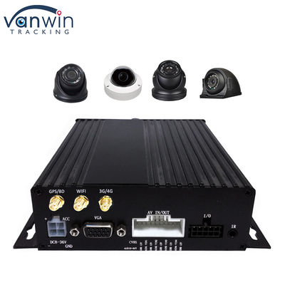 GPS 1080P HD 4CH Мобильный видеорегистратор SD-карта Samrt WIFI Автобусный цифровой видеорегистратор