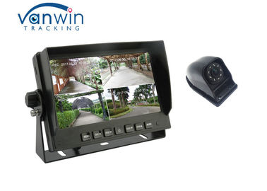 Монитор автомобиля степени ТФТ безопасностью 360, видео автомобиля экрана 7 дюймов контролирует карту памяти СД
