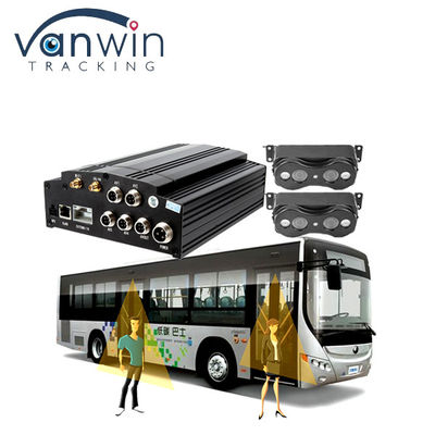 8CH 1080P Пассажирский счетчик MDVR для двухдверного автобуса, высокоточная система подсчета пассажиров автобуса