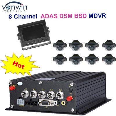 1080P H265 DUAL SD Card 8 Channel Mobile DVR с HDD Max 2TB для такси грузовиков фургонов