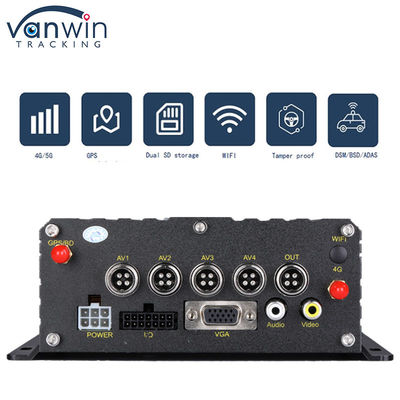 4G GPS WIFI Dual SD Card 4 Channel MDVR 1080P HDD AI DVR для автобусов