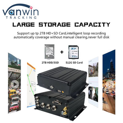 8 канал 1080P AHD Мобильный DVR транспортного средства CCTV MDVR 2TB HDD Для грузовиков такси автобуса