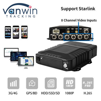 4G Starlink 1080P AHD 8 каналов Автомобили CCTV MDVR GPS 4G WIFI Камера Система Мобильный DVR
