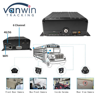 4G 6 Channel H. 265 HDD Car Mobile DVR для автомобильной камеры видеонаблюдения
