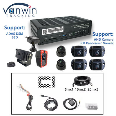 8 CH 4G 360 Панорамный вид MDVR с AI ADAS DSM BSD Панорамный вид Автомобильный автомобиль DVR Камера система