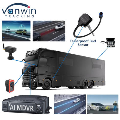 H.265 8CH HDD Mobile DVR Advanced Driving DSM ADAS BSD AI Система мониторинга датчиков пешеходов