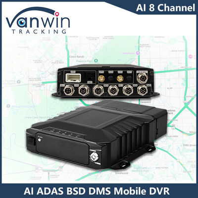 H.265 8CH HDD Mobile DVR Advanced Driving DSM ADAS BSD AI Система мониторинга датчиков пешеходов