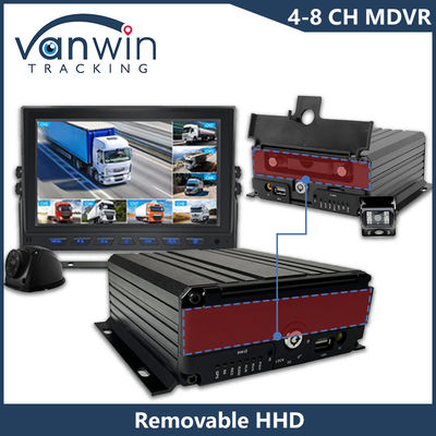 AHD 8CH HDD Удаленное управление Мобильный DVR 1080P 4g Функция GPS Мониторинг безопасности транспортного средства Cmsv6 MDVR