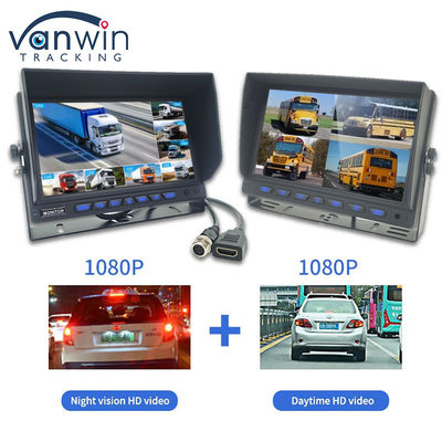 10.1 дюймовый дисплей автомобильного экрана AHD 8CH MDVR Камера 1080P Цветные системы мониторинга автомобилей TFT