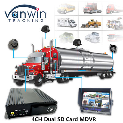 MAX 512 ГБ Двойная память SD-карты 4CH мобильный DVR с 4G GPS 1080P Full HD SD-карта Mdvr