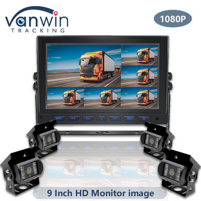 9 дюймовый AHD 1080P MDVR Монитор 8 каналов Full HD Сплит Дисплей Монитор для транспортного средства
