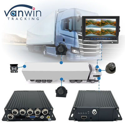 4G GPS Dual SD Card Мобильный DVR 1080P 4CH CCTV Камера Регистратор безопасности Мобильный DVR отслеживания