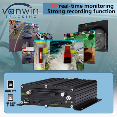 8CH AI BSD ADAS DMS MDVR Система HD 1080P HDD Мобильный DVR с функцией 4G GPS WIFI