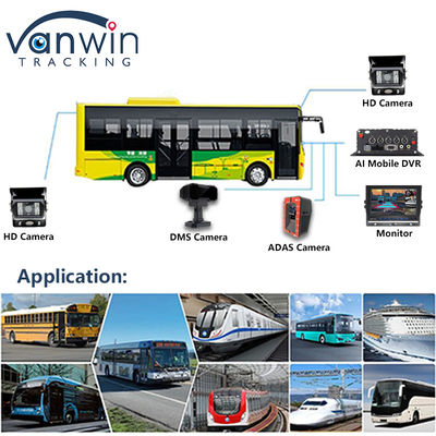 4CH 5G CMSV6 Система AI Mobile DVR с GPS ADAS BSD DMS H.265 MDVR для автомобильного монитора видеонаблюдения