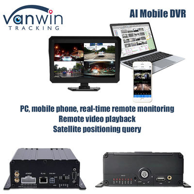 4CH 1080P AI Функция Мобильный DVR ADAS DMS Kit DVR 4G GPS SD HDD MDVR Системы транспортного средства
