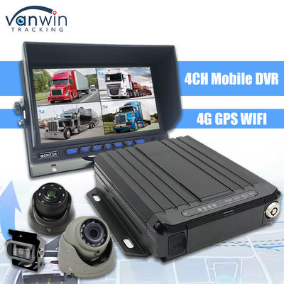 OEM ODM Реальное время 4CH GPS мобильный DVR с 4G 1080P WiFi Dual SD Card MDVR для автобуса