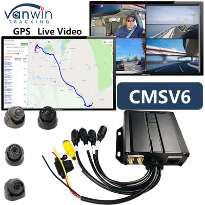 4CH Dual SD Card Mobile DVR Mini Size Автомобильный черный ящик в транспортном средстве