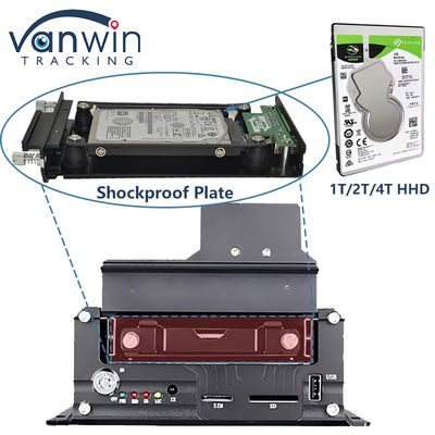 4CH 1080P HDD Mobile DVR 4G GPS Мониторинг и отслеживание данных в режиме реального времени