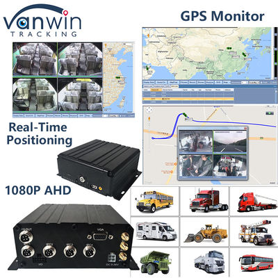 H.265 4CH Full HD Mobile DVR Live Stream Blackbox Recorder 4G Wifi GPS CCTV транспортного средства