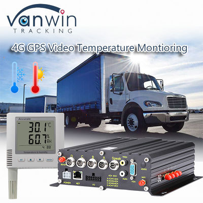 Система мониторинга температуры холодильников 4G транспортных средств GPS MDVR все в одном решении