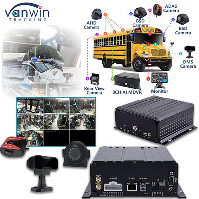 8CH AI Mobile DVR с функцией ADAS DMS BSD MDVR Расширенное решение безопасности транспортных средств