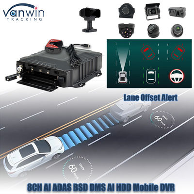 8CH 1080P Ai HDD Mobile DVR Реальное время мониторинга и отслеживания 4G Ai Adas DMS MDVR CCTV система